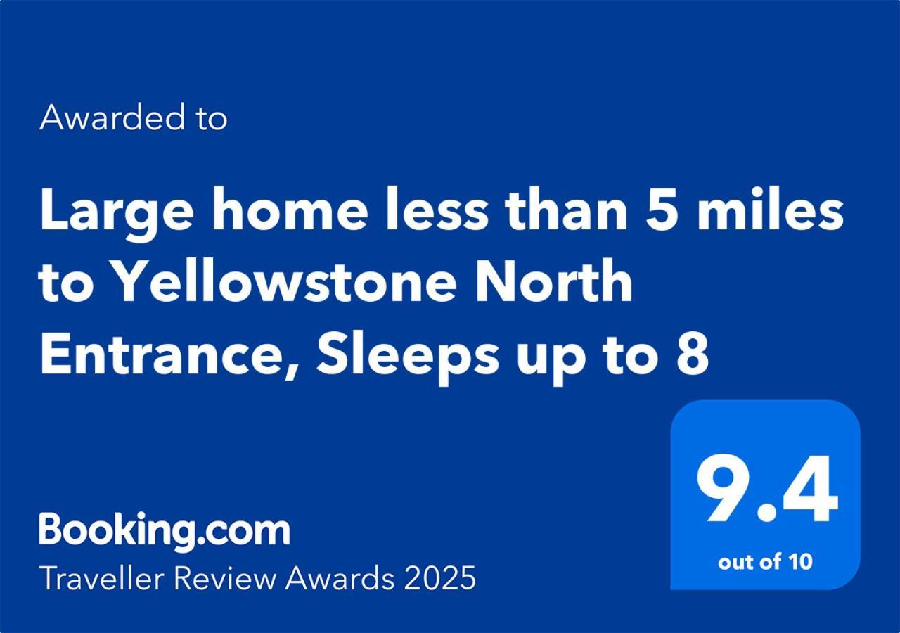 Bison Lodge - Lg Home - 2 Bedrooms - Less Than 5 Miles To Yellowstone North Entrance, Sleeps Up To 8 가디너 외부 사진